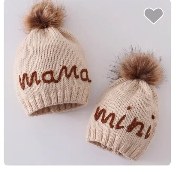 Mom and me matching hats